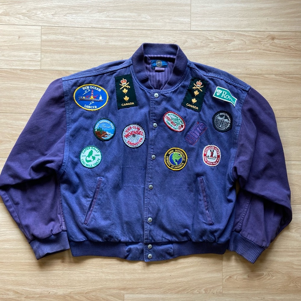 Vintage 90’s Labatt Patchwork Jacket